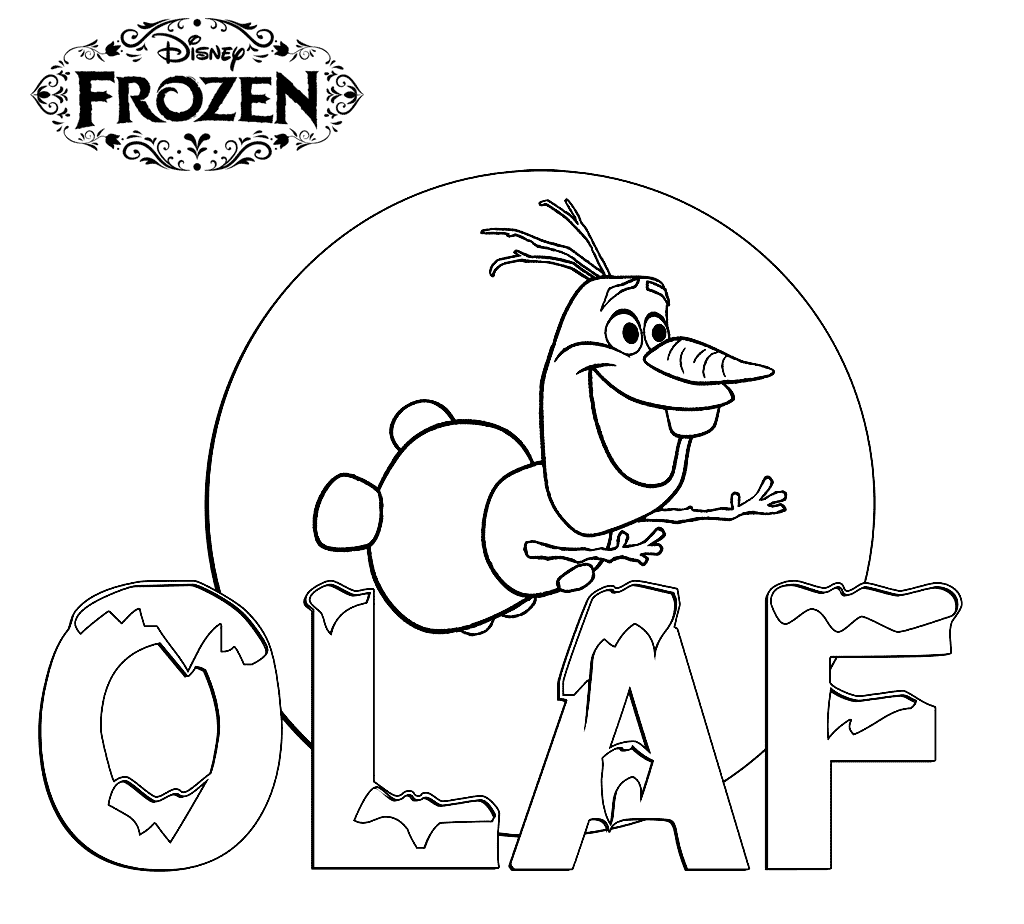 Olaf pages â printable pages