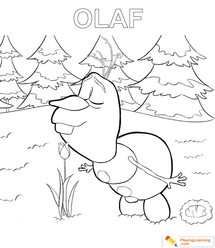 Olaf coloring page free olaf coloring page