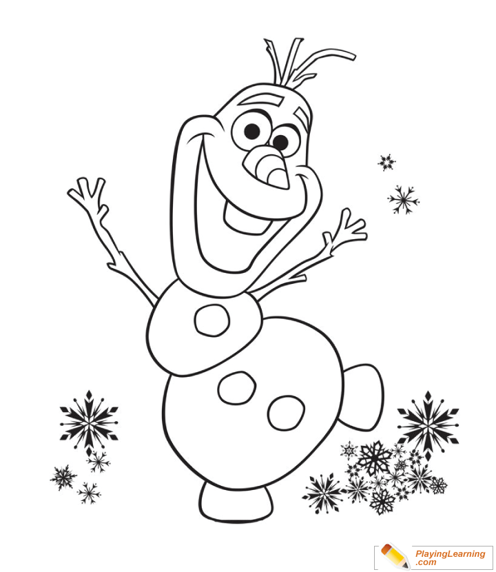 Olaf coloring page free olaf coloring page