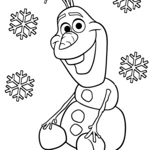 Olaf coloring pages printable for free download