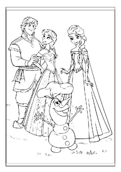 Printable frozen coloring pages let your child explore the world of frozen pdf