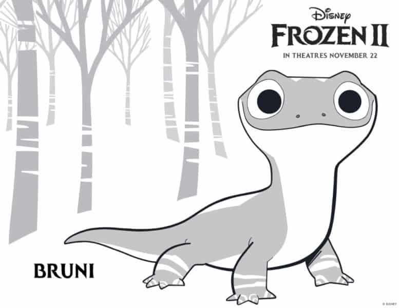 Free frozen coloring pages and activities