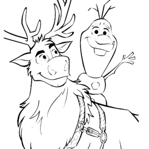 Olaf coloring pages printable for free download