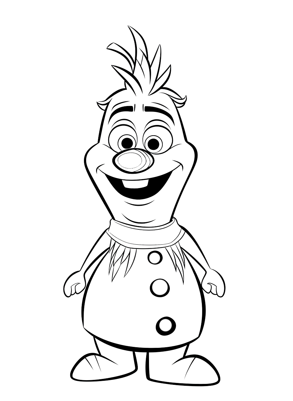 Olaf coloring pages by coloringpageswk on