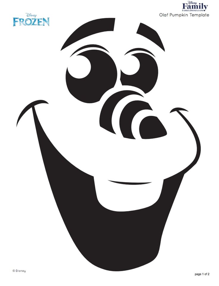 Olaf disney pumpkin disney pumpkin stencils pumpkin stencil