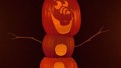 Olaf pumpkin