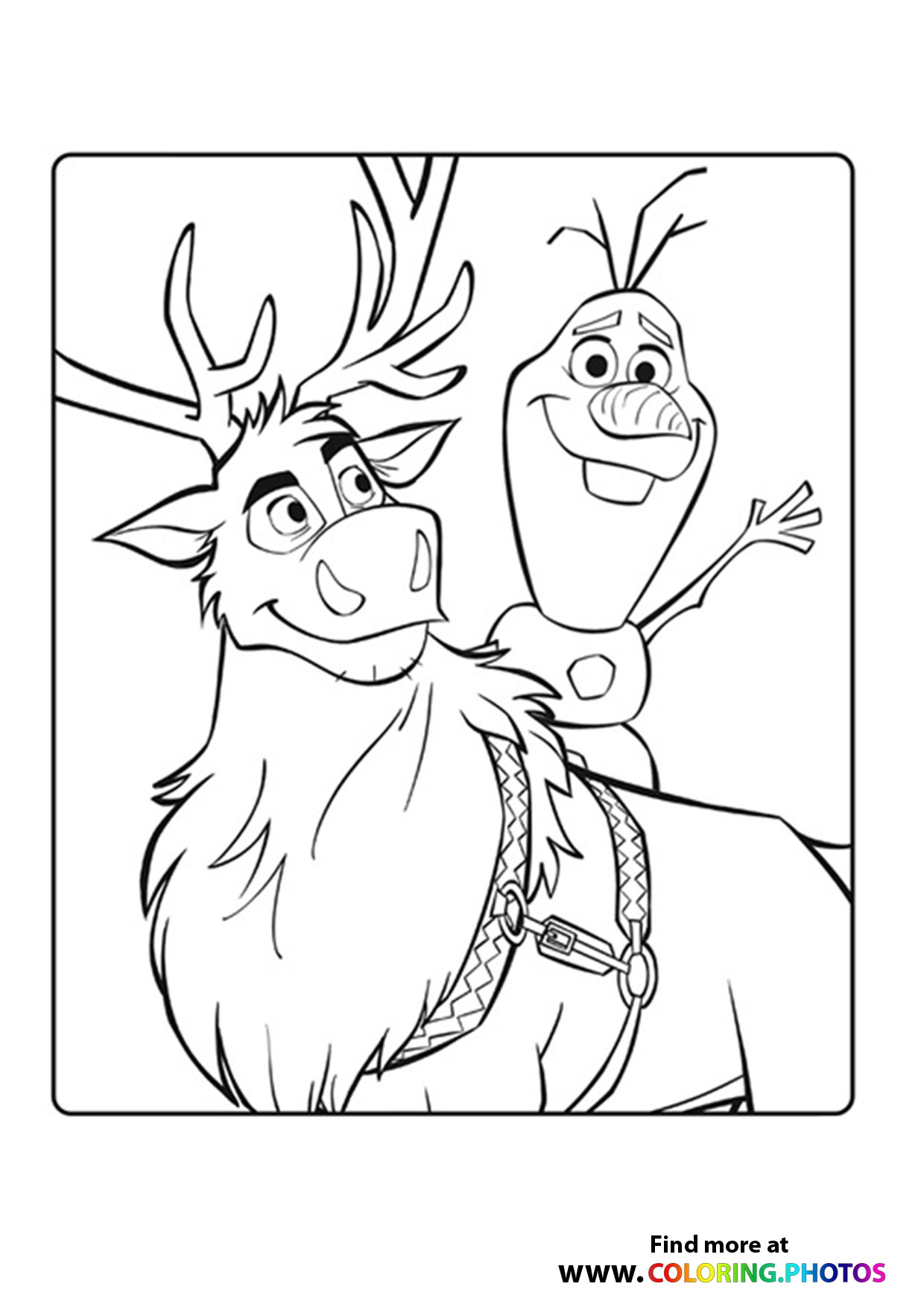 Frozen olaf and sven