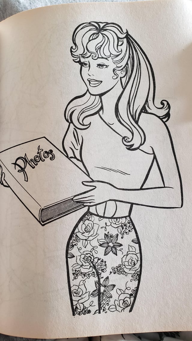 Barbie coloring book from rbarbie