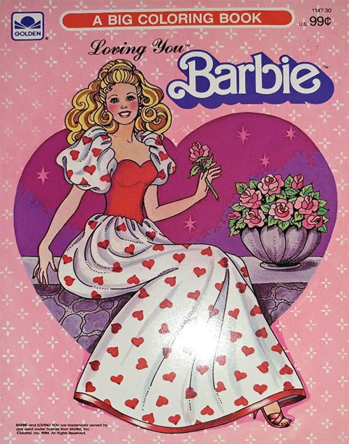 Barbie coloring books coloring books at retro reprints