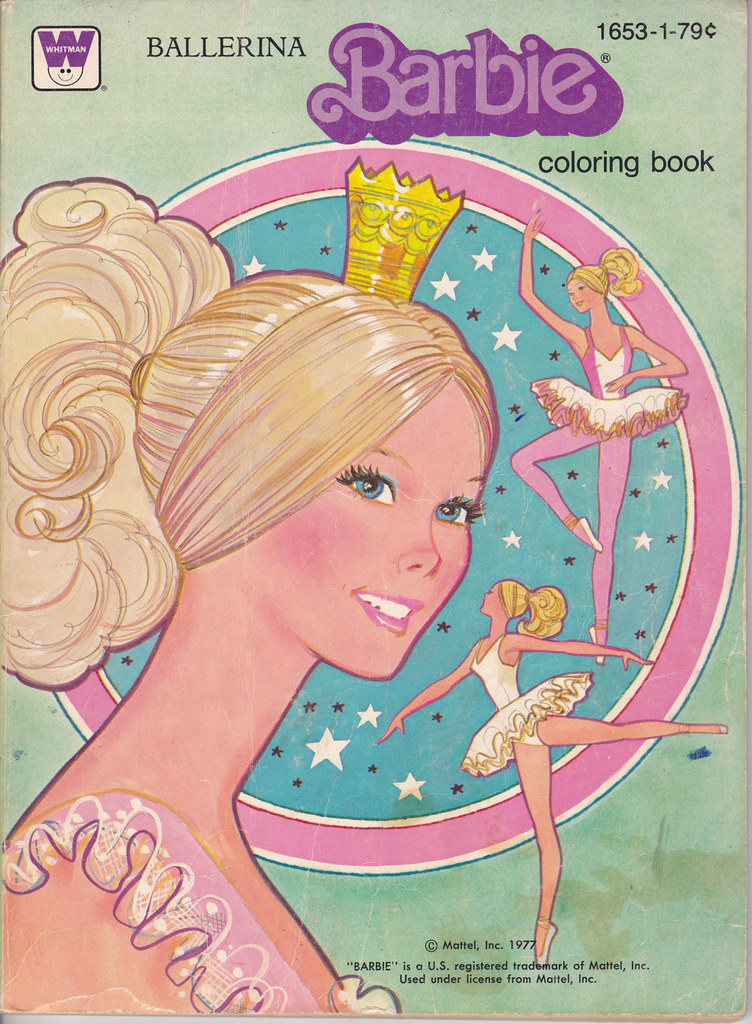 Ballerina barbie colouring book from dollyrama insâ