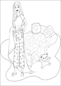 Barbie coloring pages free coloring pages