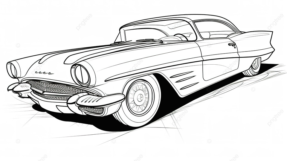 An old classic car coloring page background car coloring pictures car car powerpoint background image and wallpaper for free download
