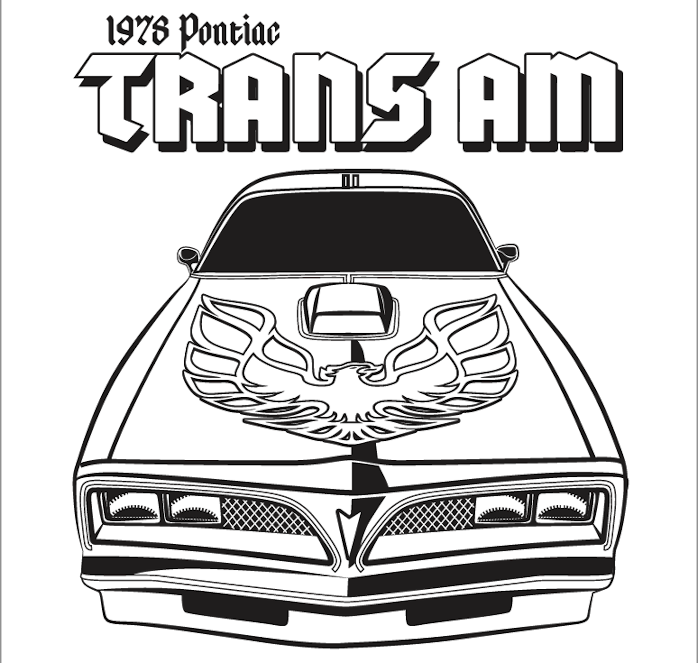Color a classic download this free muscle car coloring book