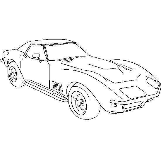 Coloring pages muscle car coloring pages for kids
