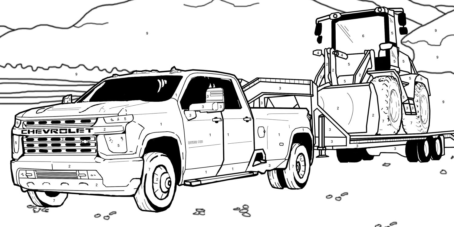 Chevrolet releases childrens coloring pages gm authority