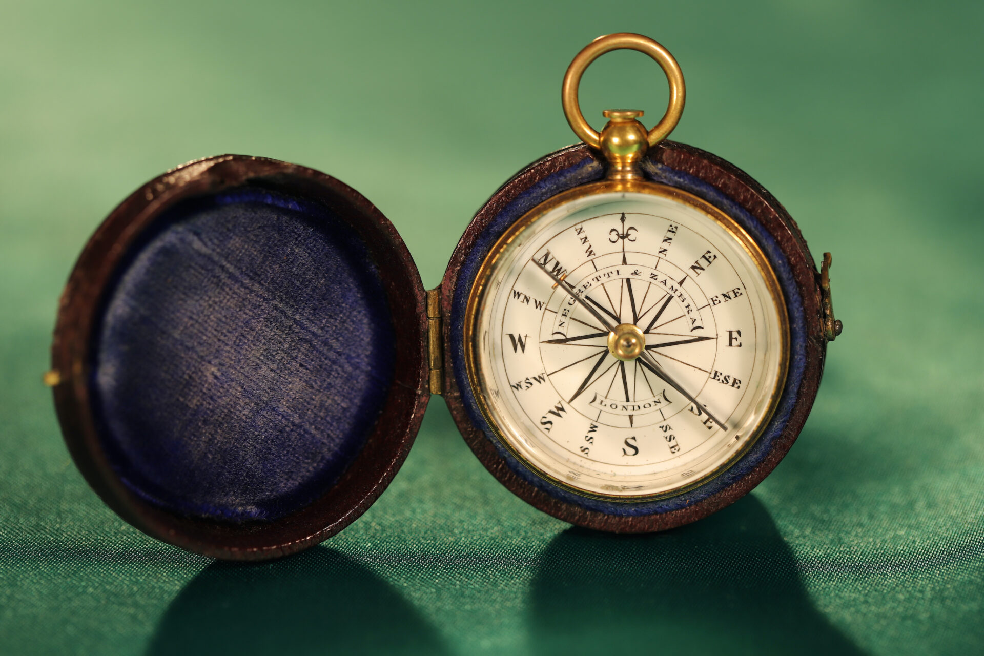Brass Pocket Compass Antique Look