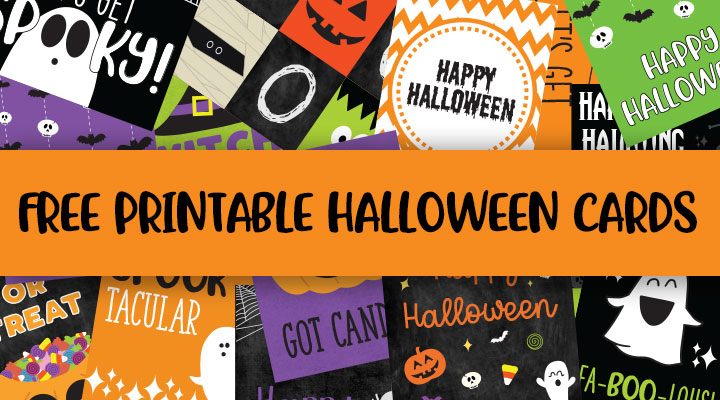 Free printable halloween cards