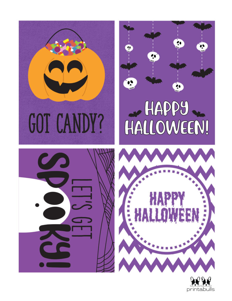 Free printable halloween cards