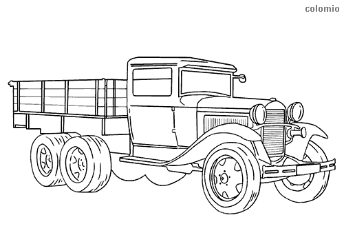 Trucks coloring pages free printable truck coloring sheets