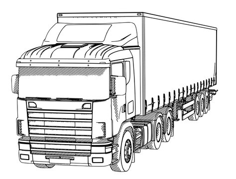 Vintage truck drawing images â browse photos vectors and video