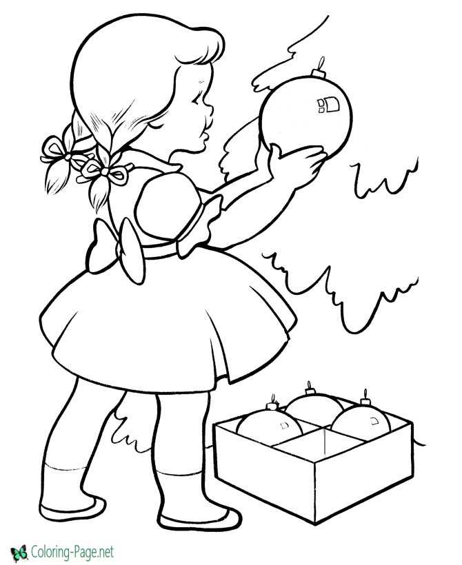 Christmas coloring pages