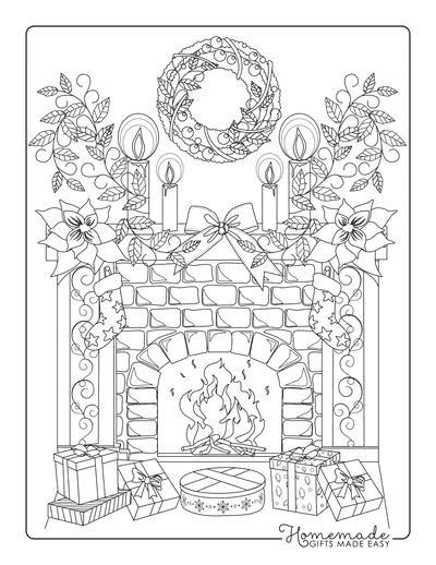 Free christmas coloring pages for kids adults