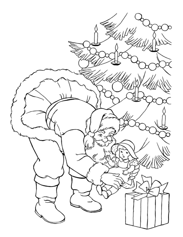 Free christmas coloring pages