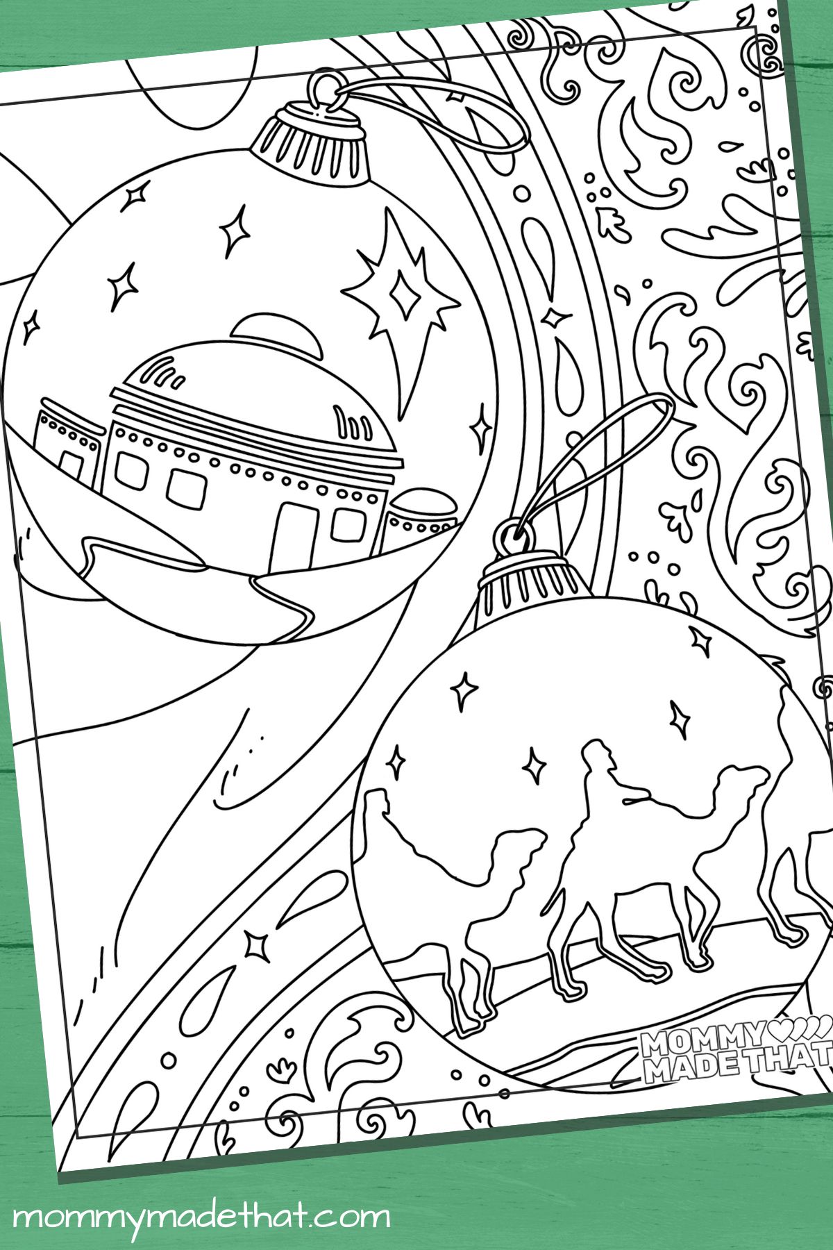 Old fashioned christmas coloring pages a vintage christmas