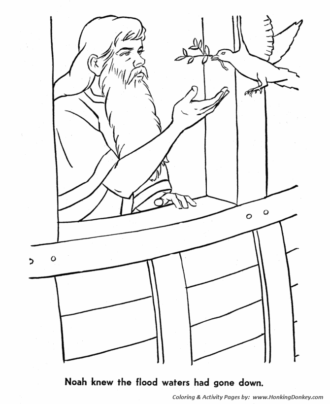 Bible story characters coloring page sheets