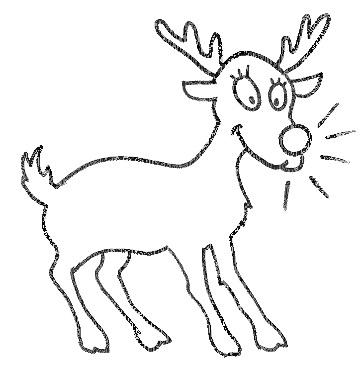 Olive the other reindeer coloring pages animal coloring pages winter animals coloring pages