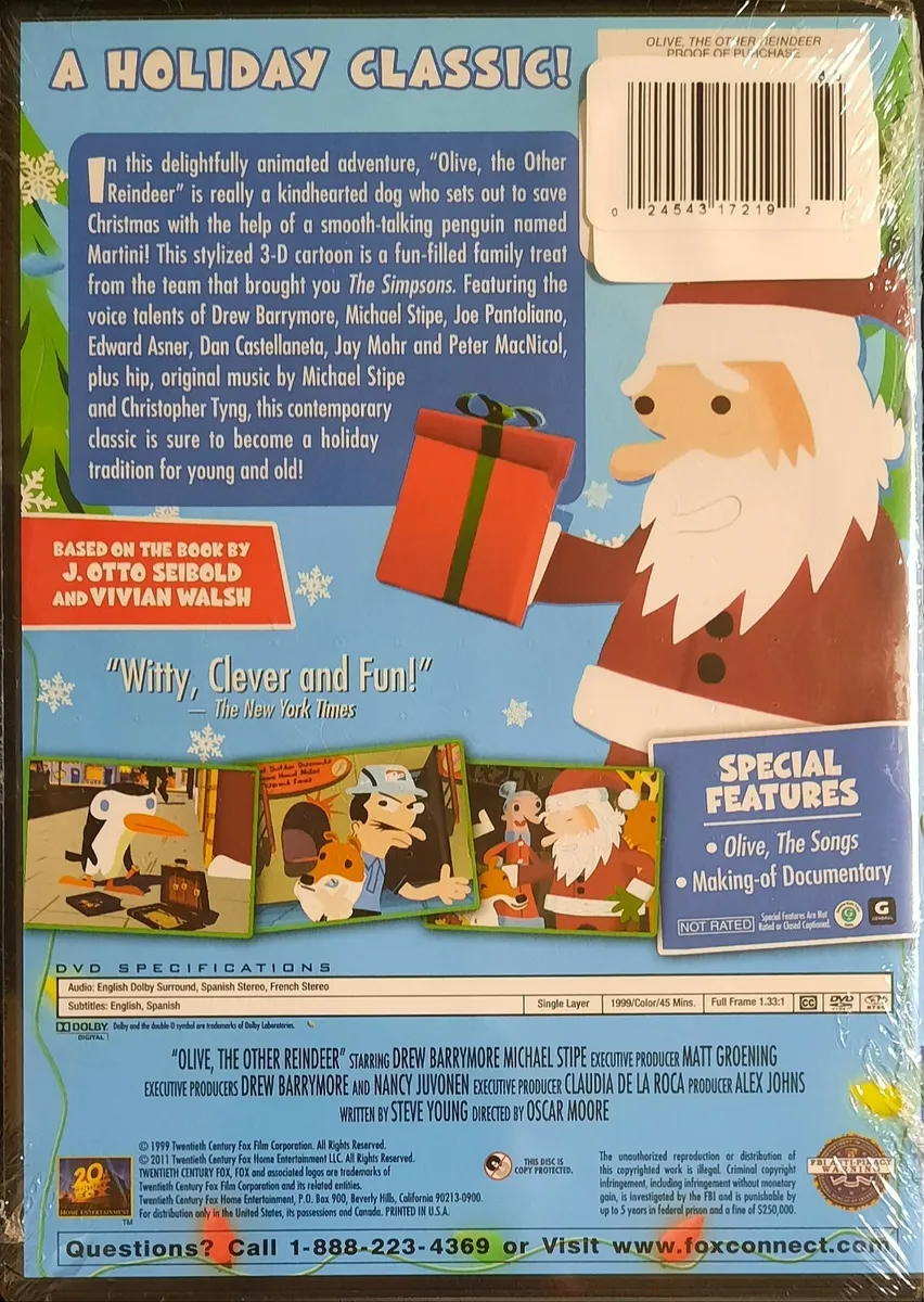 Matt groening presents olive the other reindeer dvd