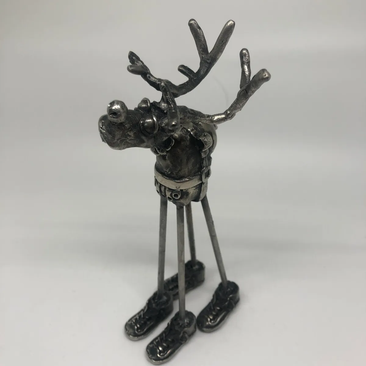 Vintage olive the other reindeer keith shannon sculpture tall wide