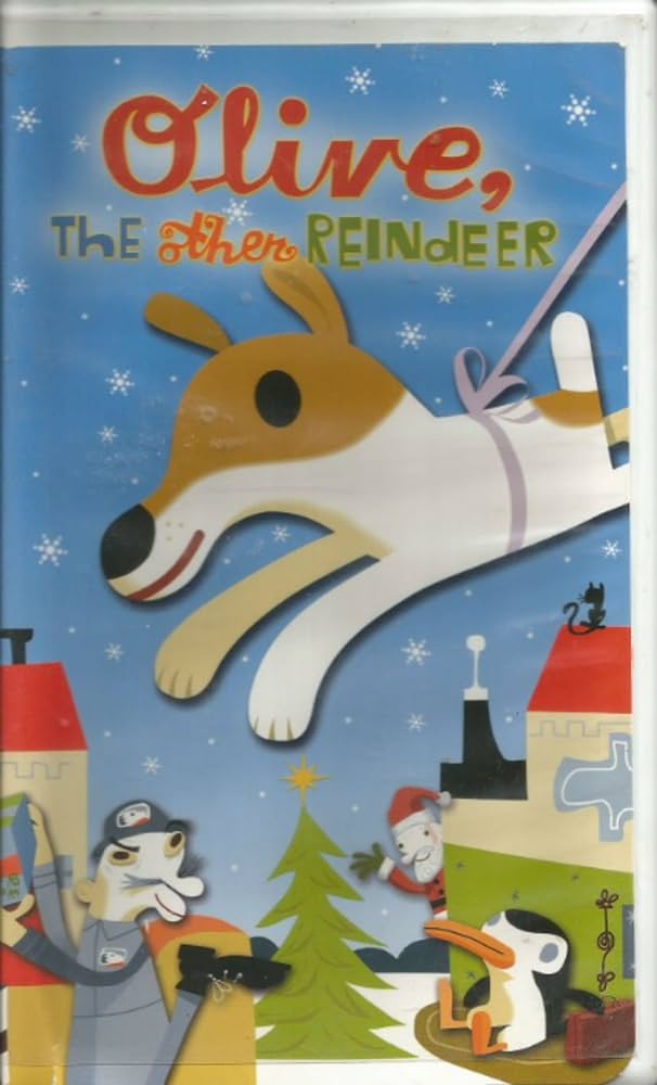 Olive the other reindeer vhs drew barrymore dan castellaneta joe pantoliano edward asner peter macnicol tim meadows jay mohr michael stipe diedrich bader david herman matt groening mitch rouse steve