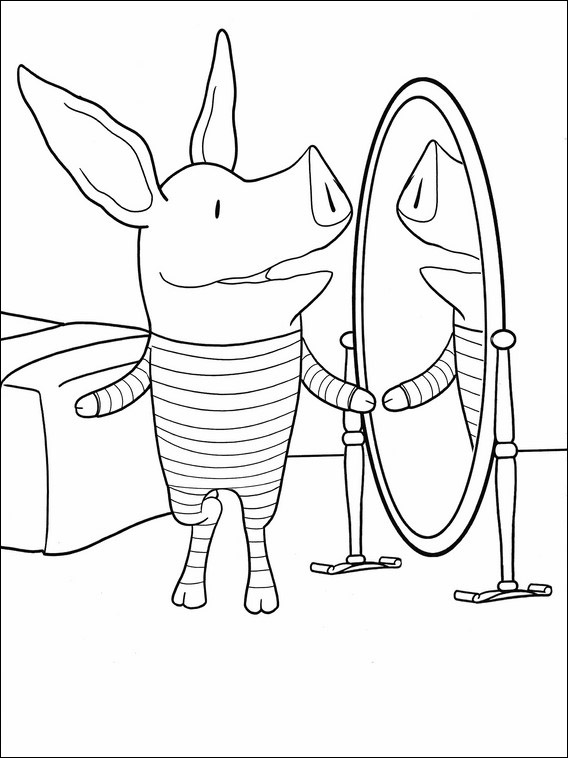 Olivia coloring pages