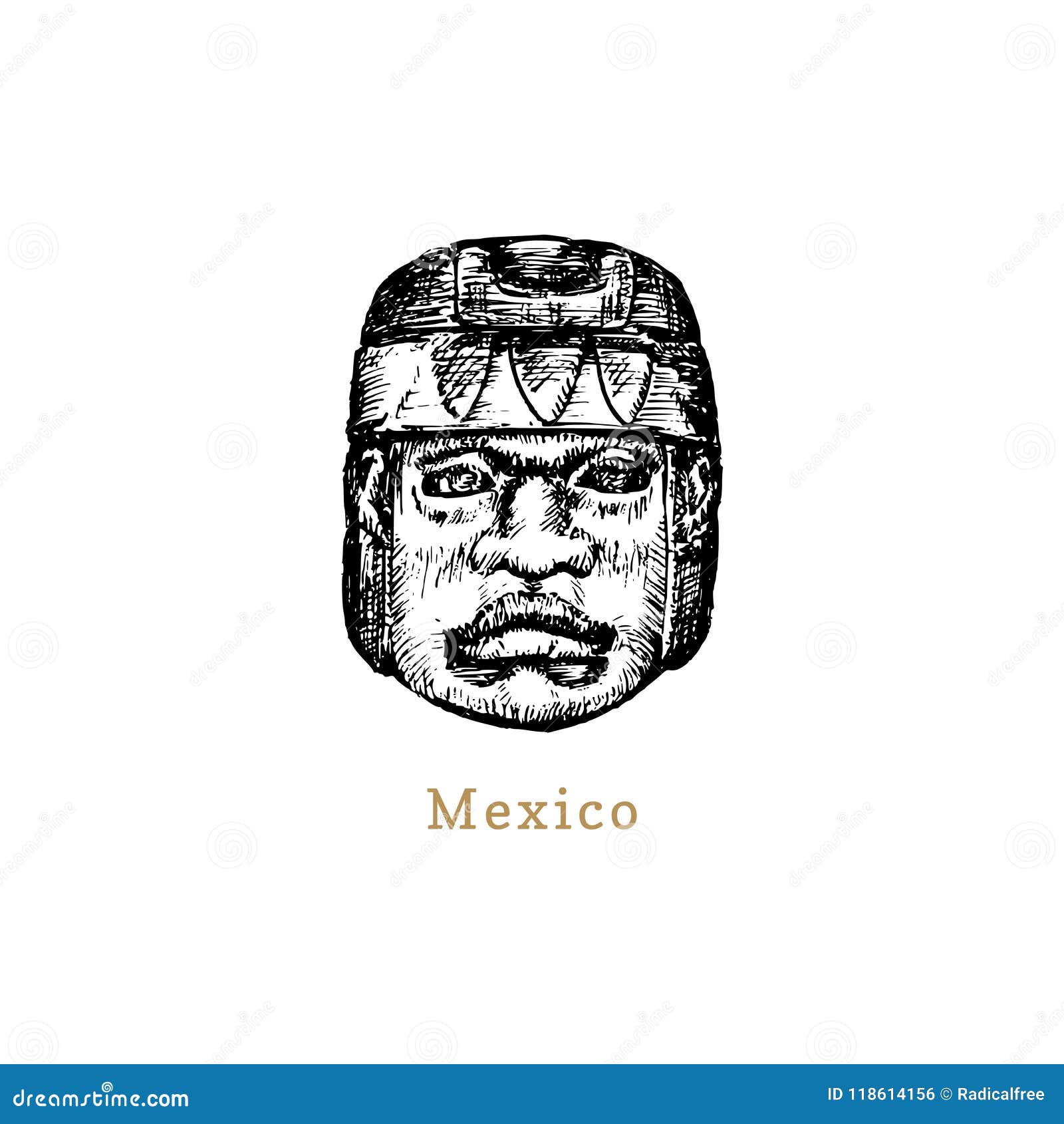 Olmec stock illustrations â olmec stock illustrations vectors clipart