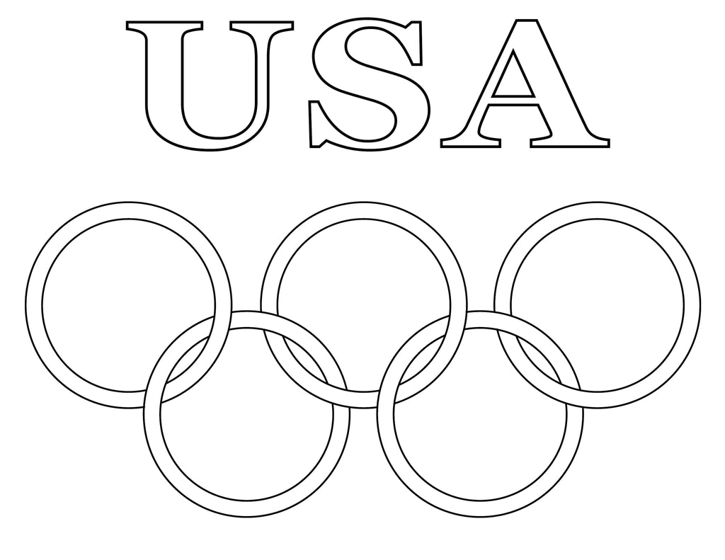 Printable olympic coloring pages â