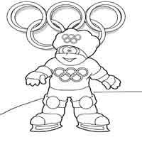 Olympic hockey coloring pages