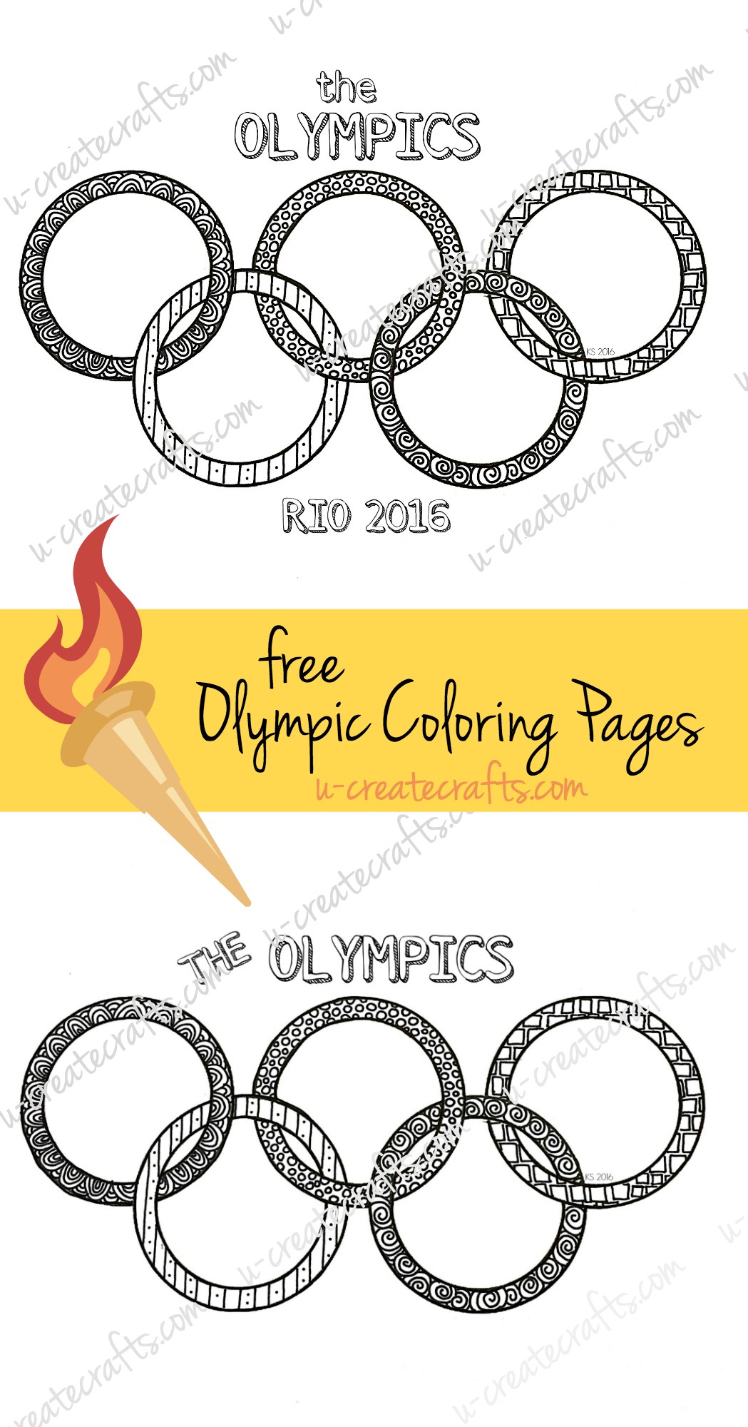 Olympics coloring page