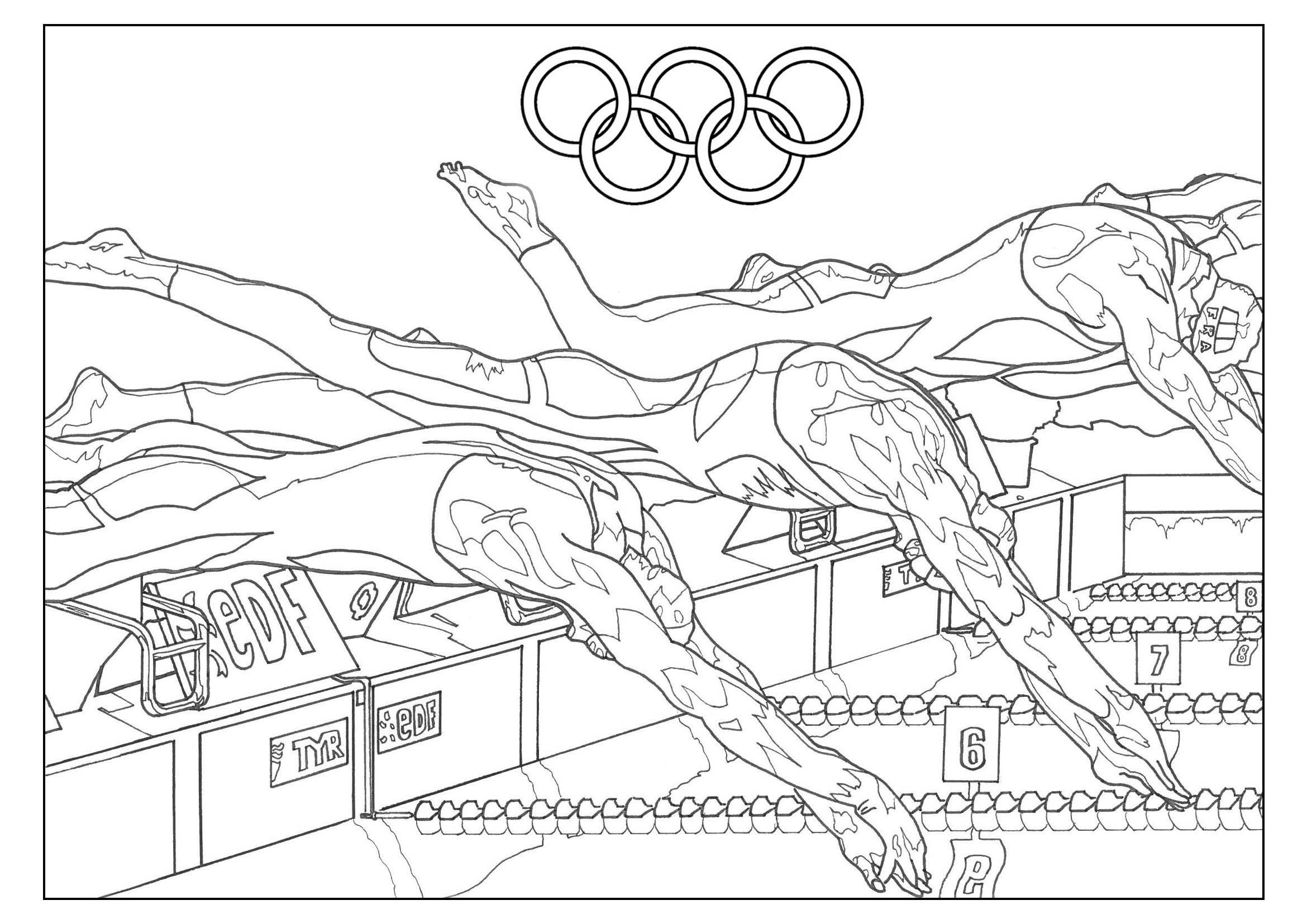 Olympic games swimming