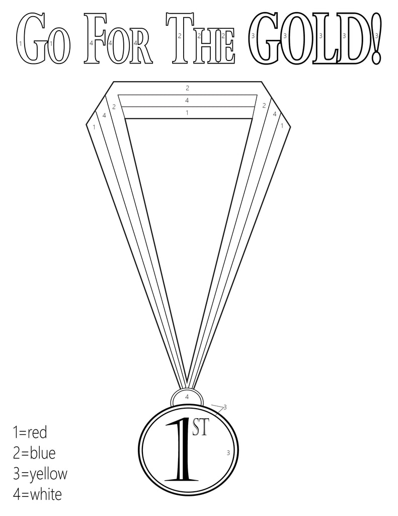 Printable olympic coloring pages â