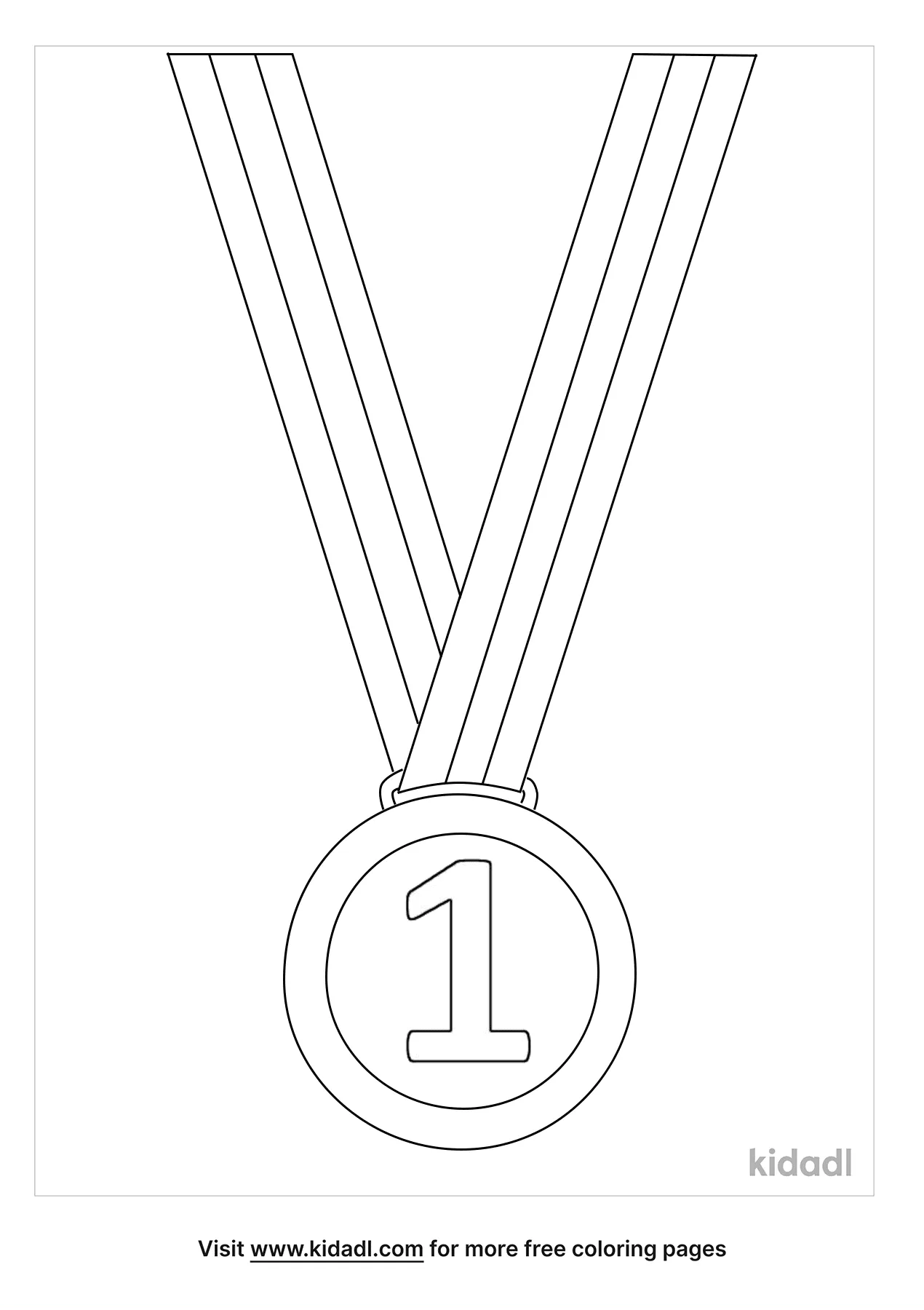 Free olympic medal coloring page coloring page printables