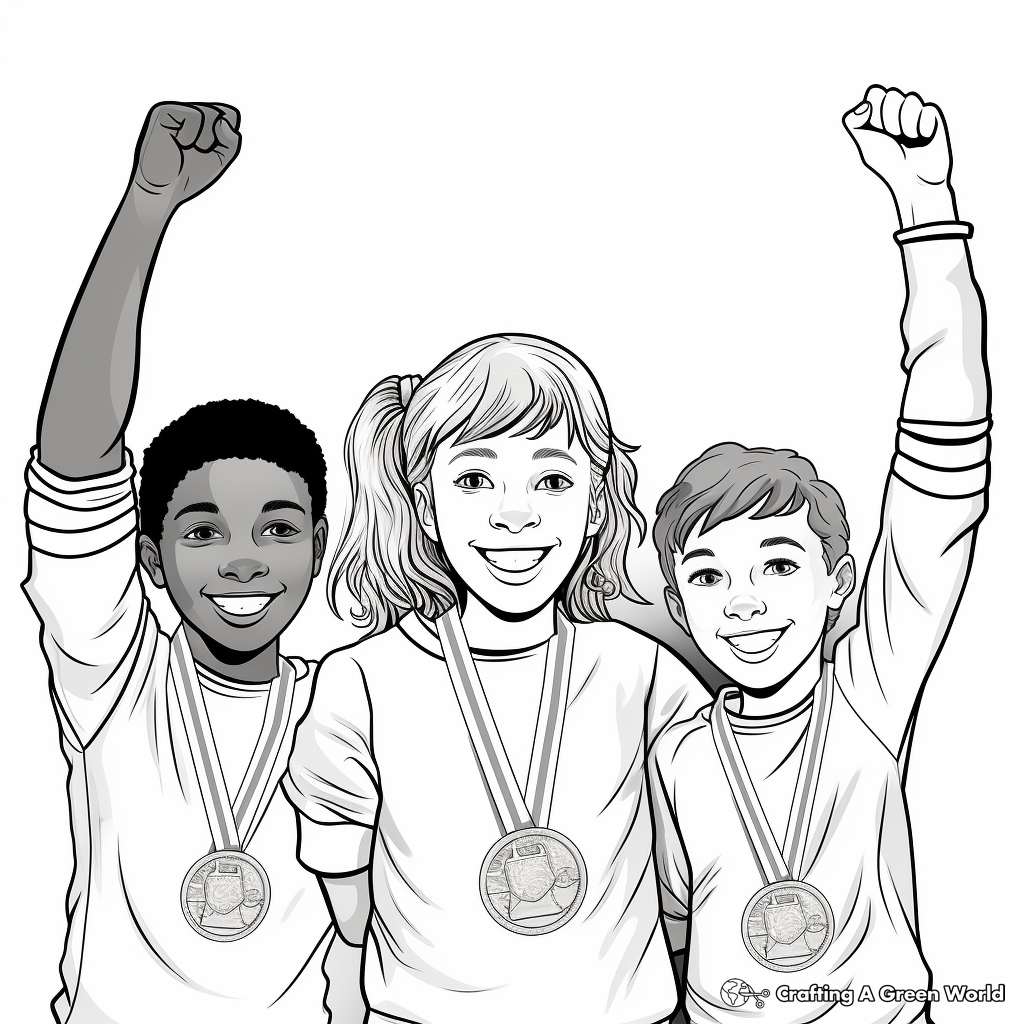 Olympic coloring pages