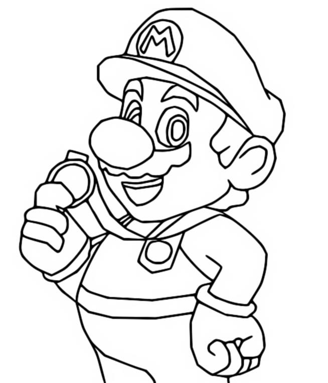 Coloring page mario and sonic at the olympic games tokyo gold medal