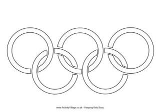 Olympic rings louring page with labels