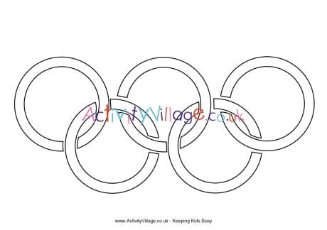 Olympic rings louring page