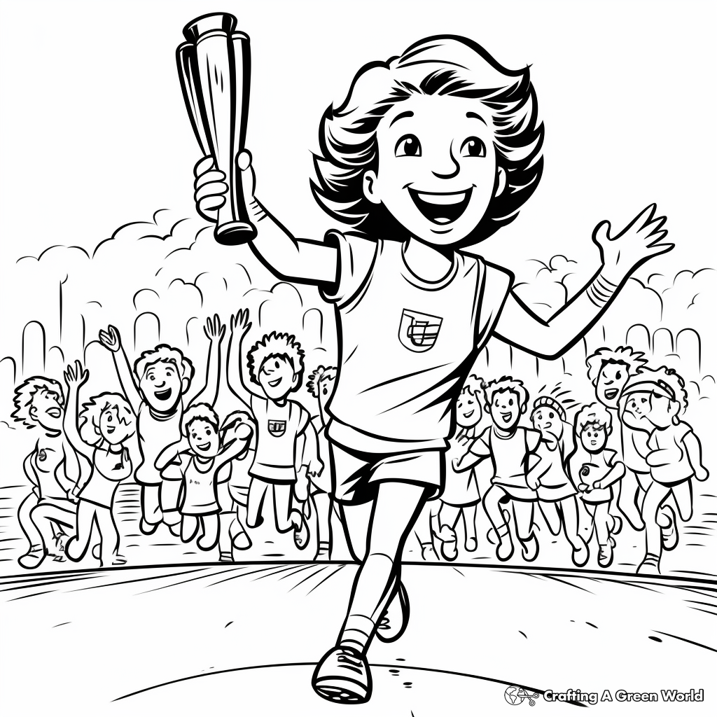 Olympic coloring pages