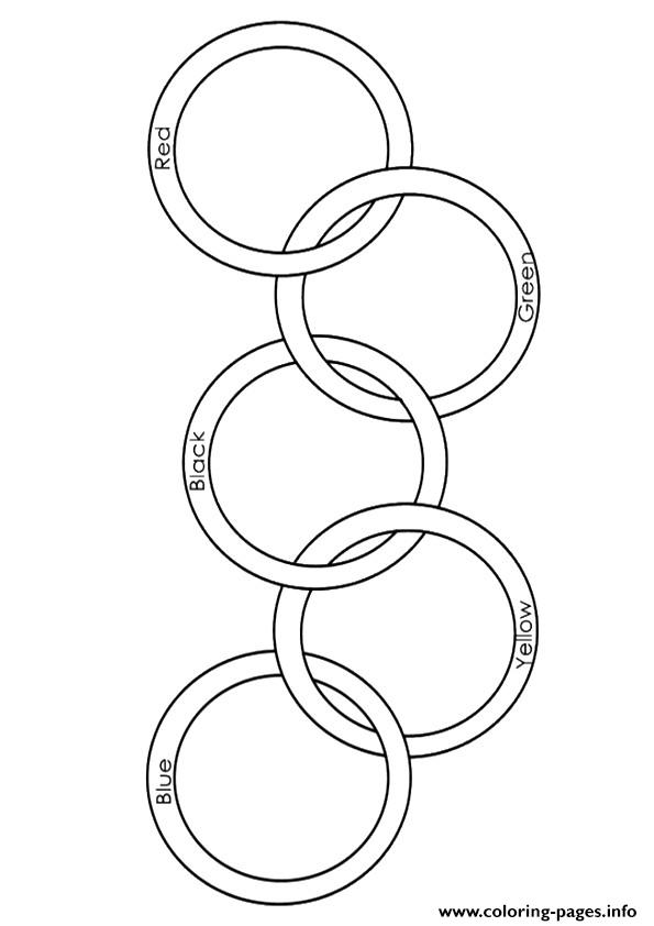 Olympic rings a coloring page printable