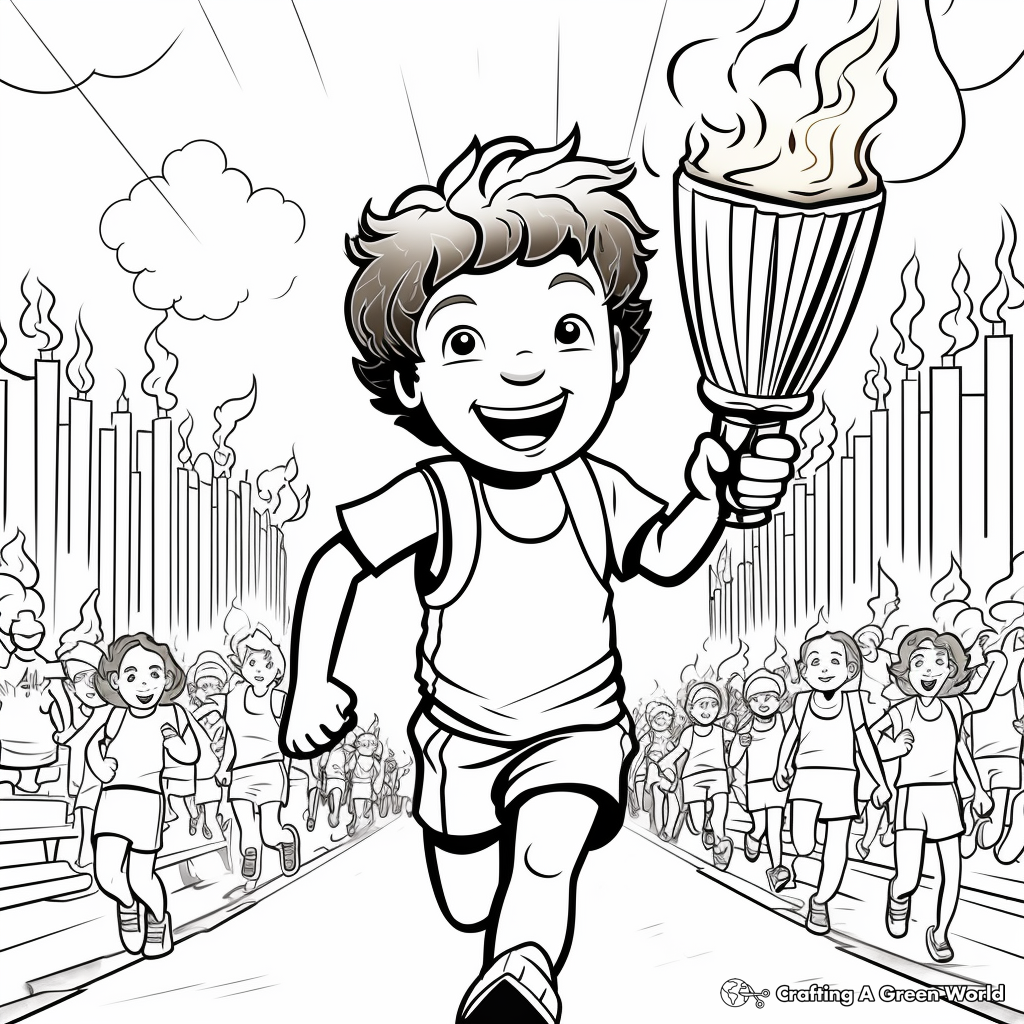 Olympic coloring pages