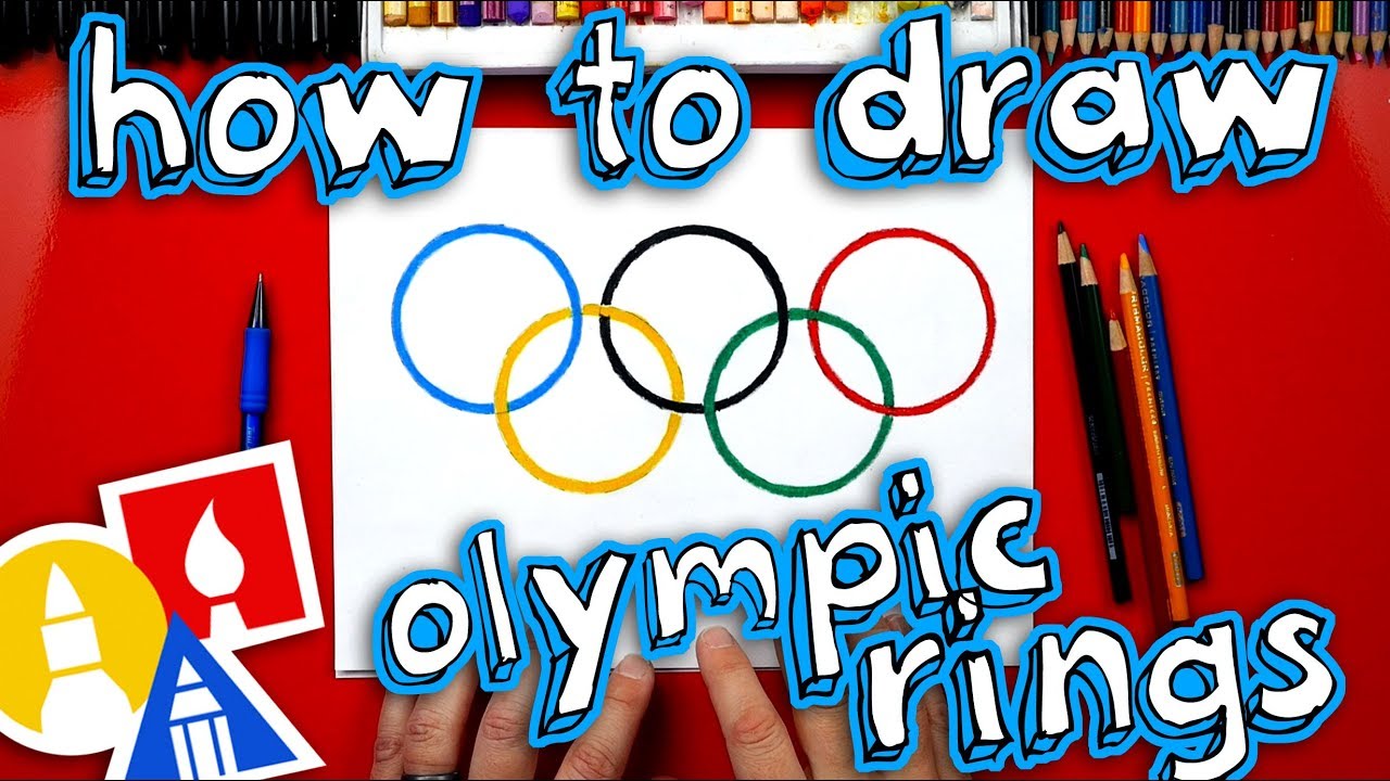 How to draw the olypic rings