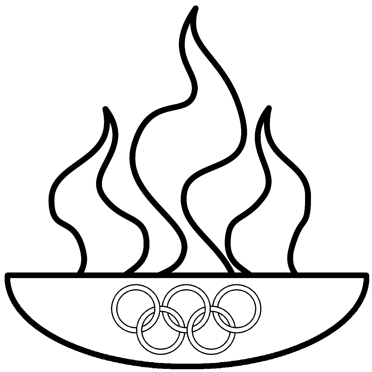 Olympic coloring pages